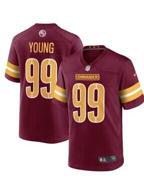 NWT Nike Men's NFL Washington Commanders Game Jersey 99 Chase Young XXL
